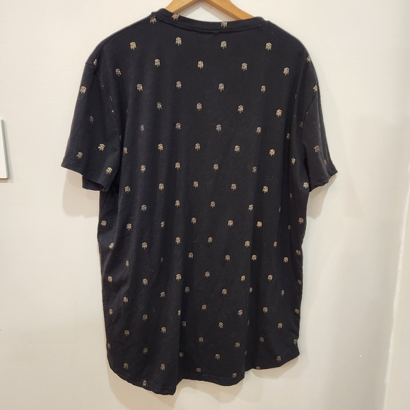 Phat Farm 3d Gold T-Shirt Mens XL Black Money Tee Y2K Relief Rare 90s Bling - Picture 3 of 10